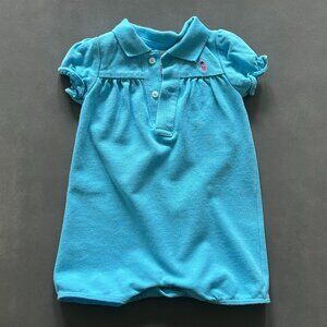 Ralph Lauren Light Blue One Piece Baby Romper 6M